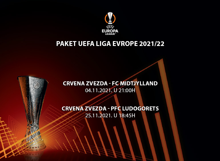 Карте за Paket UEFA Liga Evrope 2021/22, 16.09.2021 на 18:45 у Stadion "Rajko Mitić"