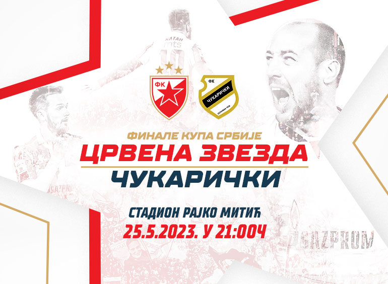 Karte Za FK Crvena Zvezda - FK Čukarički, 25.05.2023 U 21:00 (sr)